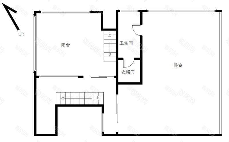 卓越维港南区 深圳湾256平8房3厅南向房_卓越维港南区二手房户型图片27