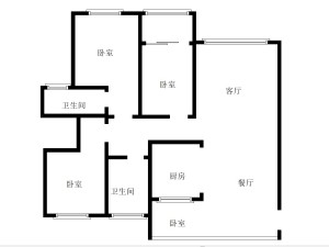 乐仙小镇 4室2厅 159.41㎡ 精装郴州北湖区五岭二手房图片