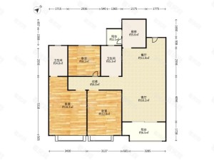 金科城 3室2厅 121.04㎡郴州苏仙区城东租房图片