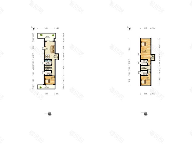 红树西岸 3室2厅 197.28㎡_红树西岸租房户型图片12