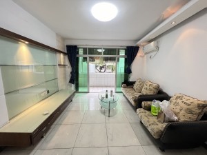 绿景新苑一期 地面大花园，绿景新苑南北通两房，全齐深圳福田区新洲租房图片