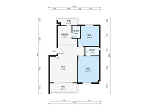 东康庭2室2厅户型图3