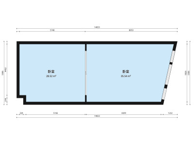 碧桂园华府(顺德)小区1室0厅户型图2