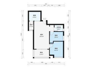 现代城华庭 南山中心69.8平两房总价430万 现代城华庭 南山中心69.8平两房总价430万深圳南山区南山中心二手房图片