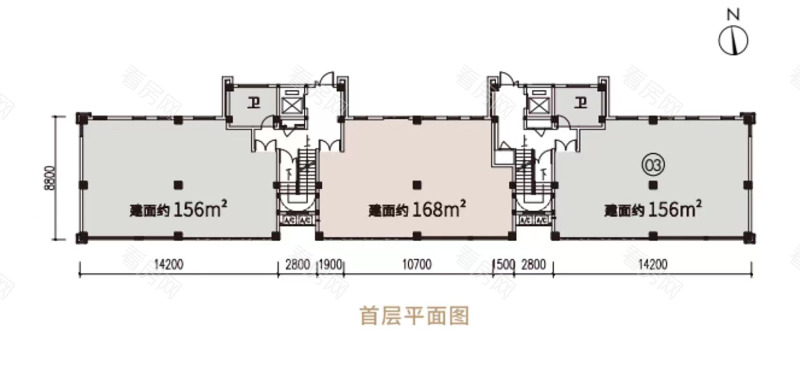 珠江秀谷广场小区0室0厅户型图2