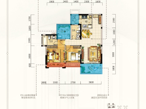 龙光玖龙府 3室2厅 89㎡ 简装_中山小榄镇小榄镇二手房图片