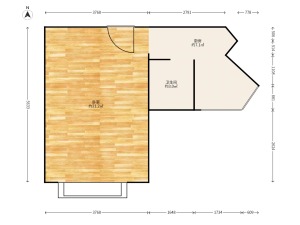 南方国际广场 1室1厅 44㎡ 满五年深圳福田区石厦二手房图片