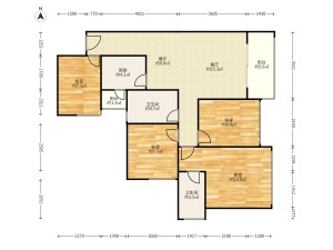 壹成中心第六区 4室2厅 88.81㎡ 简装深圳龙华区龙华中心二手房图片