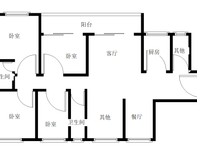 广兴源圣拿威小区4室2厅2卫户型图1