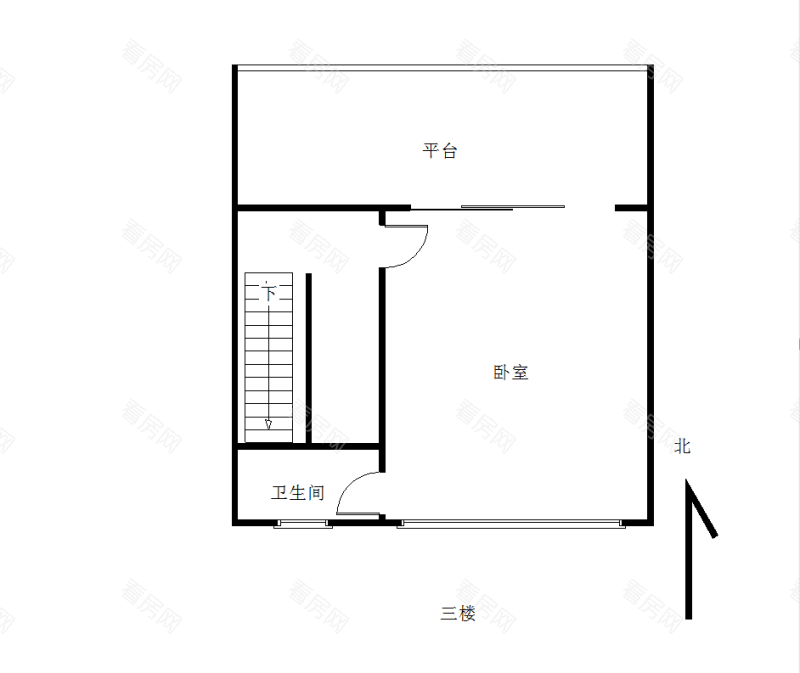 雅居乐凯珀湾畔小区3室2厅3卫户型图2
