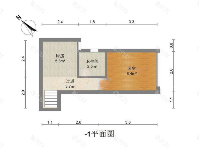 今日家园 罗湖区93平3房总价470万_今日家园二手房户型图片12
